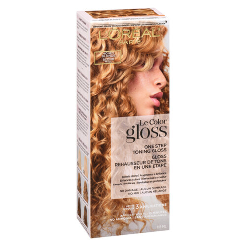L'Oréal Paris Le Color Gloss One Step Toning Gloss Honey Blonde 1 EA