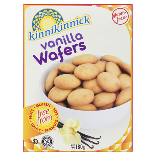 Kinnikinnick Gluten-Free Wafers Vanilla 180 g