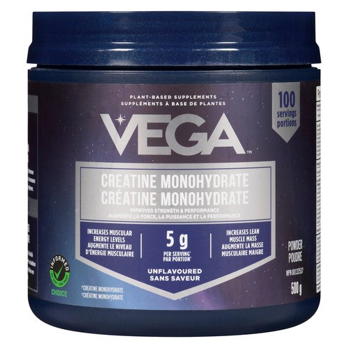 Vega Creatine Monohydrate Powder Unflavoured 500 g