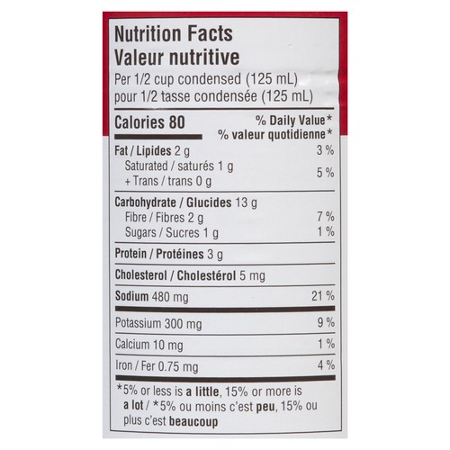 Campbell's Condensed Canned Soup Beef With Vegetable & Barley 284 ml