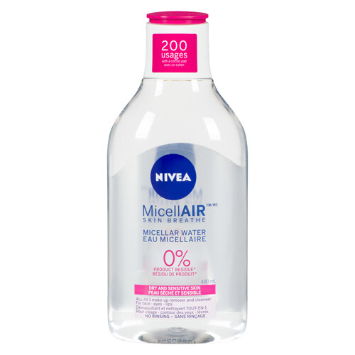 Nivea Gentle Skin MicellAIR Micellar Water 400 mL