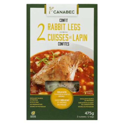 Canabec Confit Rabbit Legs 475 g