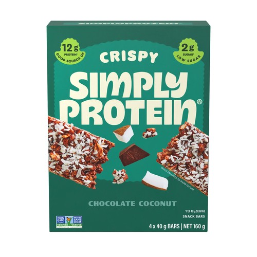 Simply Protein Bar Chocolate Coconut 4 EA