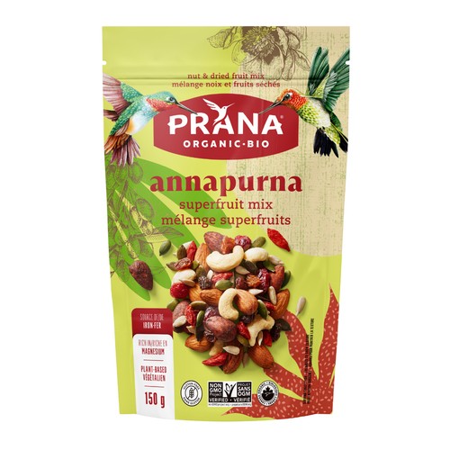 Prana Organic Annapurna Trail Mix Almond Goji Cranberry 150 g