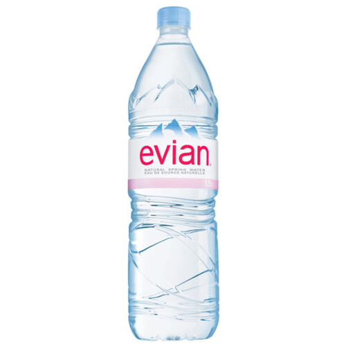 Evian Spring Water Natural 1.5 L (bottle) - Voilà Online Groceries & Offers