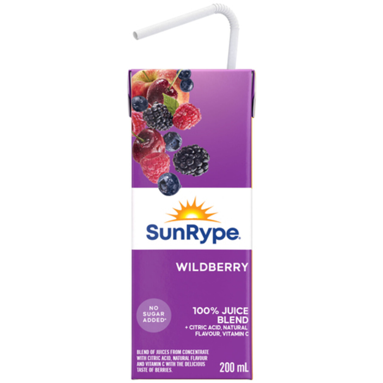 SunRype Juice Wildberry Boxes 5 x 200 ml Voilà Online Groceries & Offers