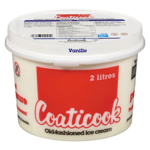 Coaticook Gluten-Free Ice Cream Vanilla 2 L