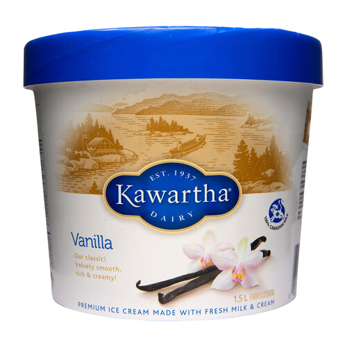 Kawartha Dairy Ice Cream Vanilla 1.5 L