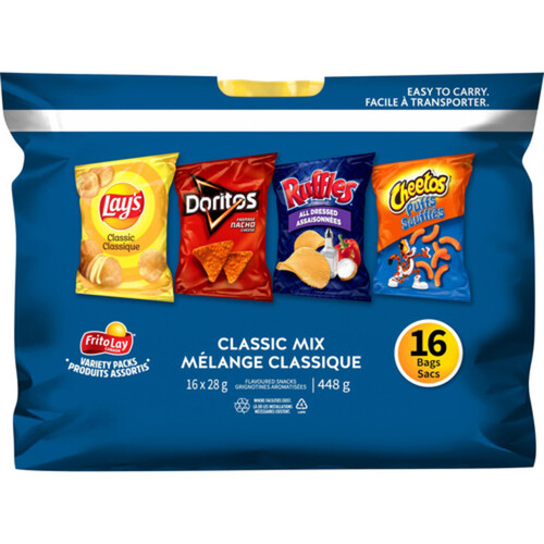 Frito Lay Multipack Classic Mix 16 count 448 g