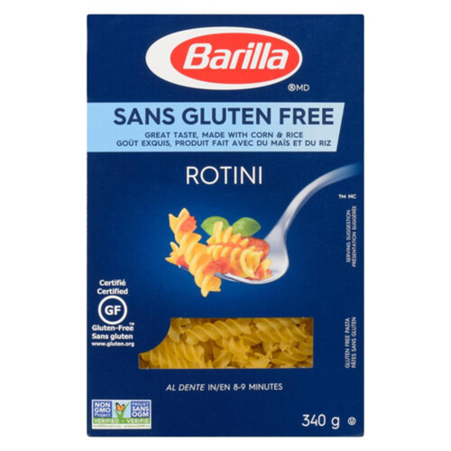 Barilla Gluten-Free Pasta Rotini 340 g