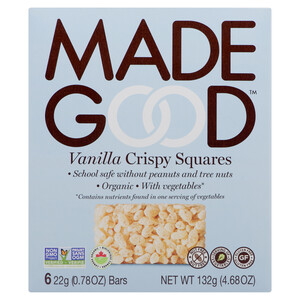 Made Good Organic Rice Crispy Squares Vanilla 132 g