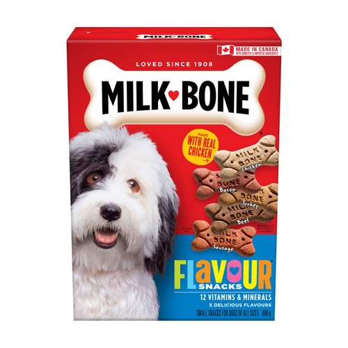 Milk-Bone Dog Treats Flavour Snacks 800 g