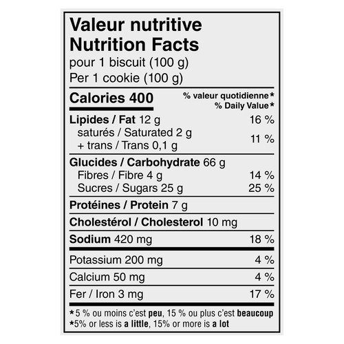 Big Daddy Cookie Oatmeal 100 g