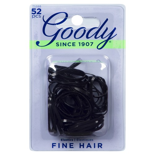 Goody Ouchless Hair Bands Latex Black Elastic 52 EA