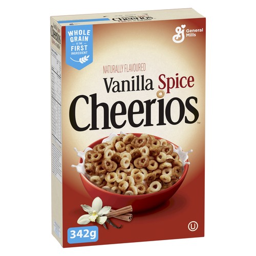 Cheerios Vanilla Spice Breakfast Cereal Whole Grains 342 g