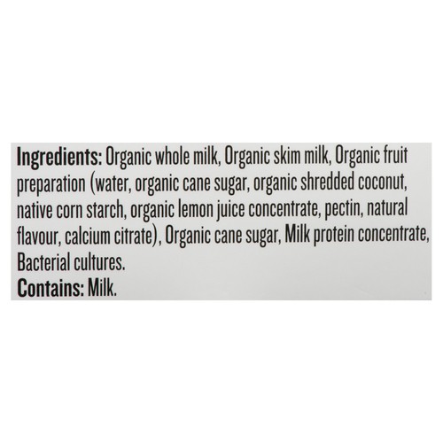 Riviera Organic Yogurt Coconut 4 x 120 g