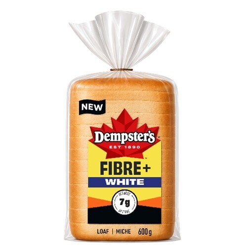 Dempster’s Fibre+ Bread White 600 g