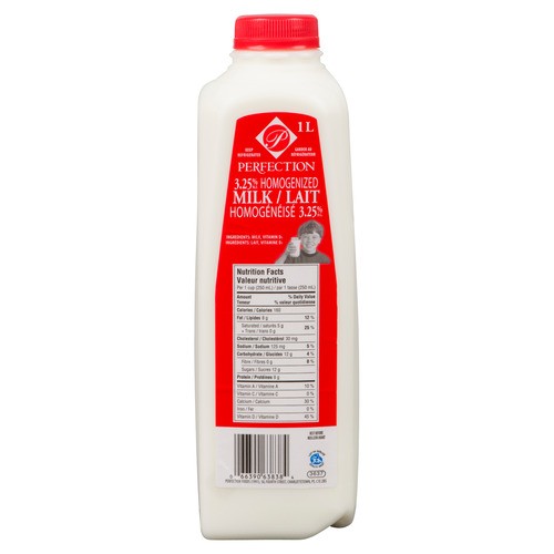Perfection 3.25% Milk Jug Homogenized  1 L