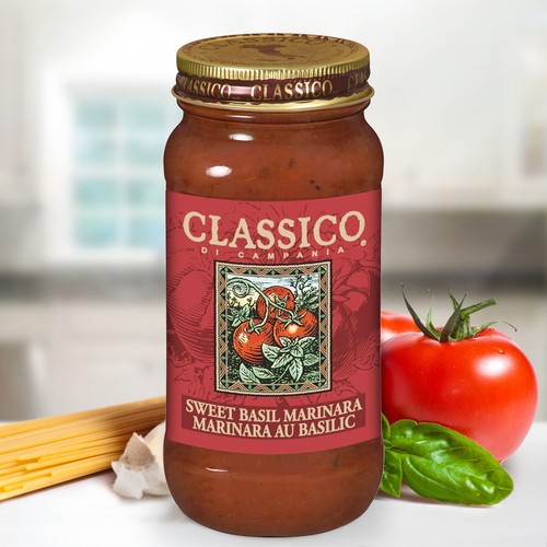 Classico Pasta Sauce Sweet Basil Marinara 650 mL