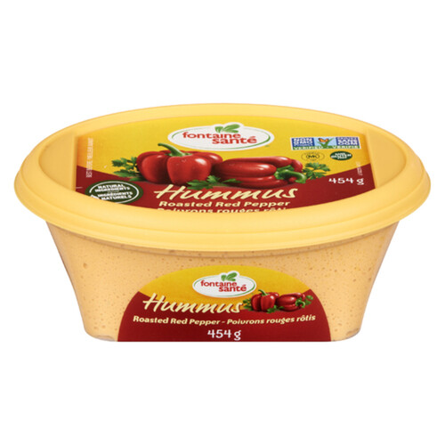 Fontaine Santé Vegan Hummus Roasted Red Pepper 454 g