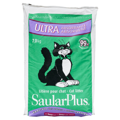 SaularPlus Cat litter 99% Dust- Free Ultra Absorbent 7 KG