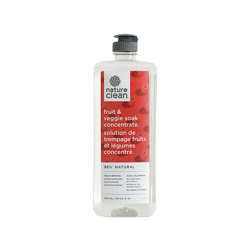 Nature Clean Fruit And Veggie Soak Concentrate 740 ml