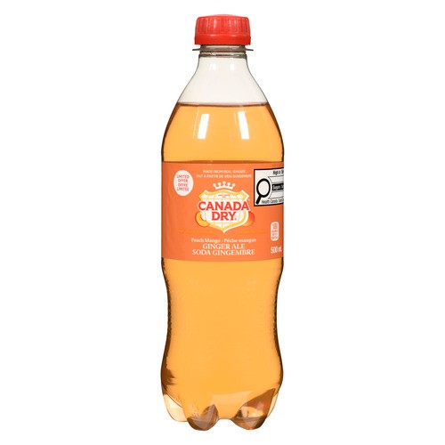 Canada Dry Ginger Ale Peach Mango 500 ml (bottle)