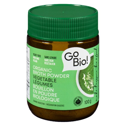 Gobio Organic Yeast Free Vegetable Broth Powder 100 g