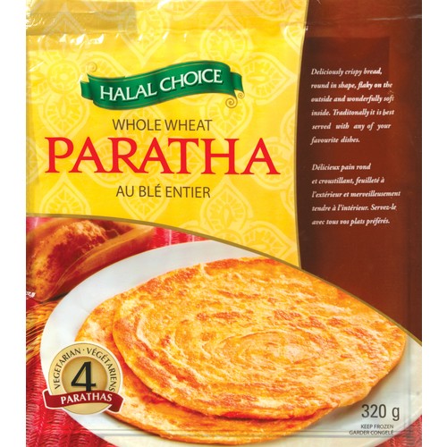 Halal Choice Whole Wheat Paratha 320 g (frozen)