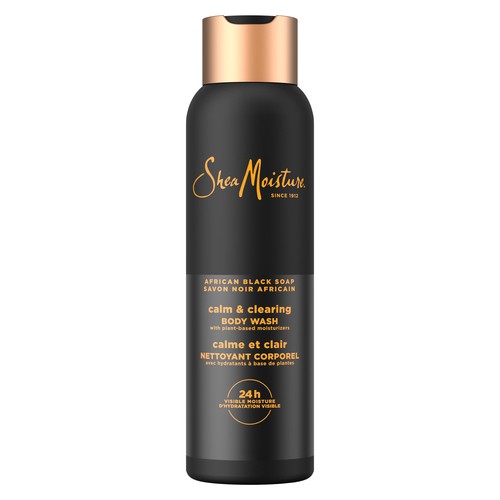 Shea Moisture Body Wash African Black Soap Calm & Clearing 532 ml