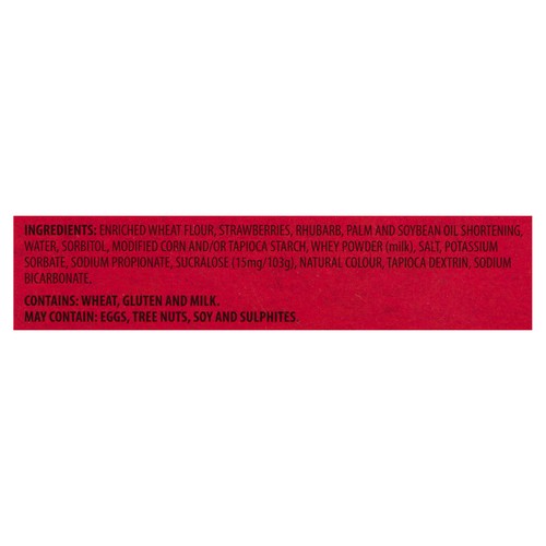 Apple Valley Foods No Sugar Added Rhubarb Strawberry Pie 620 g