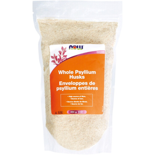 Now Whole Psyllium Husks Powder 454 g