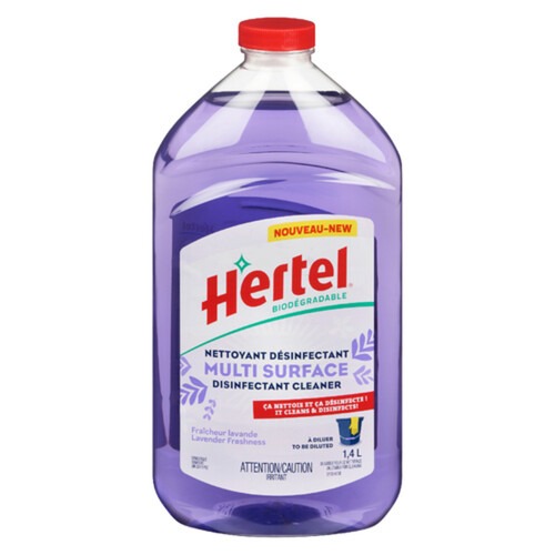 Hertel Multi Surface Disinfectant Lavender 1.4 L