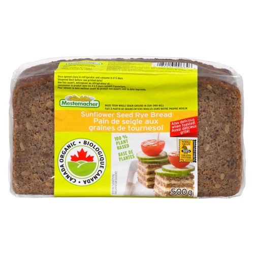 Mestemacher Organic Rye Bread Sunflower Seed 500 g