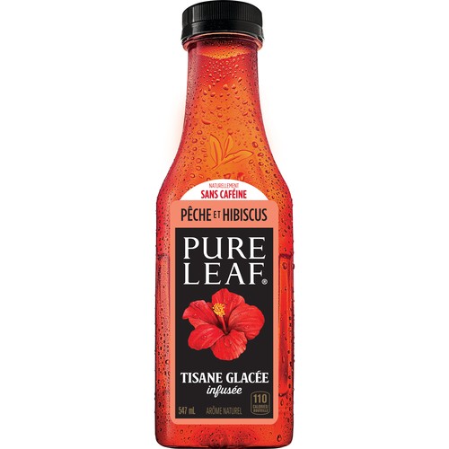 Pure Leaf Herbal Iced Tea Peach Hibiscus 547 ml (bottle)