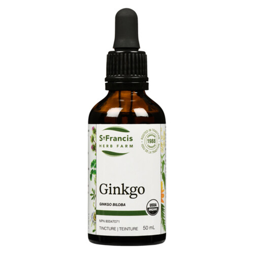 St. Francis Herb Farm Natural Remedies Tincture Ginkgo 50 ml