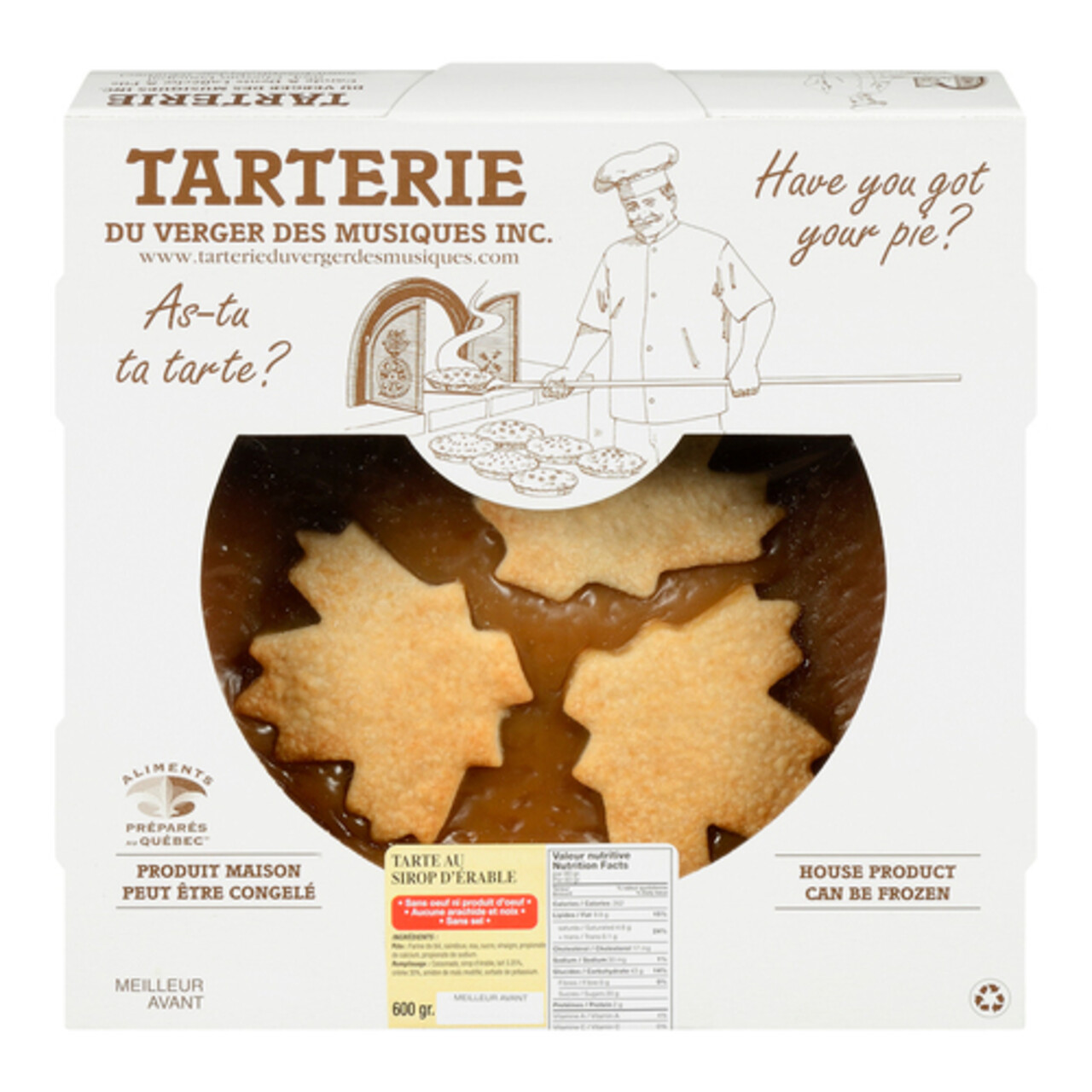Tarterie Du Verger Des Musiques Pie Maple Syrup 600 g Voilà Online Groceries & Offers Tarterie Du Verger Des Musiques Pie Maple Syrup 600 g Voilà Online Groceries & Offers