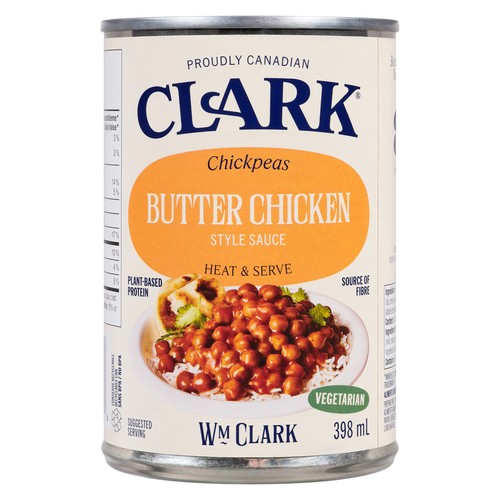 Clark Canned Chickpeas Butter Chicken Style Sauce 398 ml