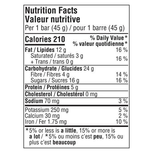 Lärabar Gluten-Free Energy Bar Fruit & Nut Peanut Butter Chocolate Chip 45 g