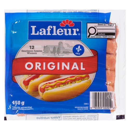 Lafleur Frankfurters Regular 450 g