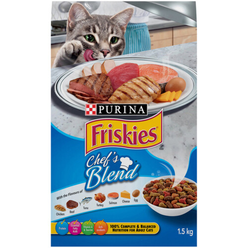 Friskies Dry Cat Food  Chef's Blend 1.5 kg