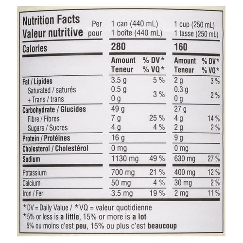 Pacific Foods Organic Canned Soup Hearty Split Pea 440 ml