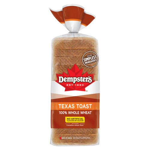 Dempster’s Sandwich Bread 100% Whole Wheat Texas Toast 675 g