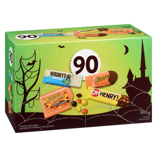 Hershey's Halloween Chocolate Assorted 90 Bars 995 g 