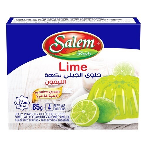 Salem Foods Halal Jelly Mix Lime 85 g