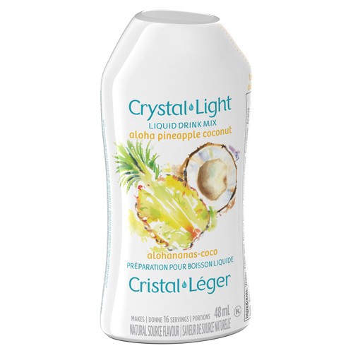 Crystal Light Liquid Drink Mix Aloha Pineapple Coconut 48 mL
