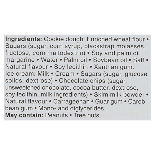 Compliments Dough'chi Ice Cream Bites Chocolate Chip 6 x 30 ml