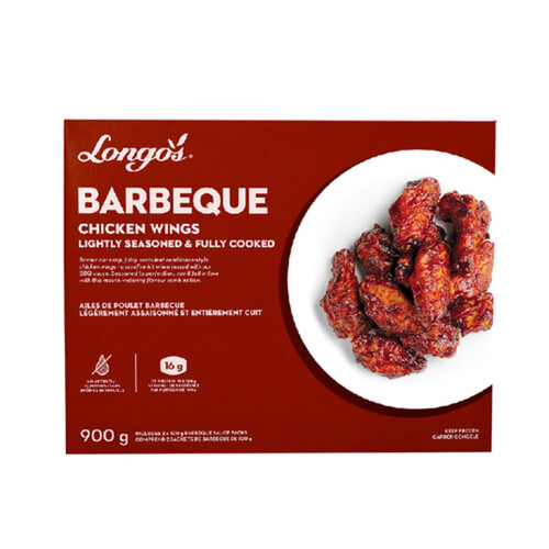 Longo's Frozen Chicken Wings BBQ 900 g