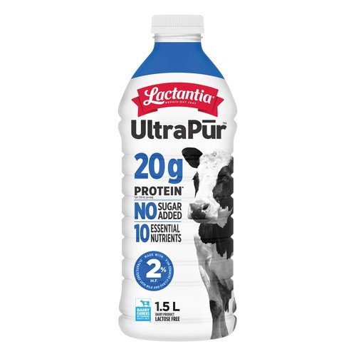 Lactantia UltraPur 2% Milk Ultra-Filtered 20 g Protein 1.5 L