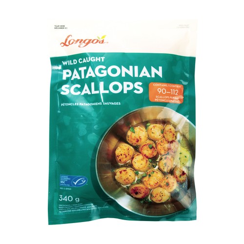 Longo's Frozen Patagonian Scallops 340 g